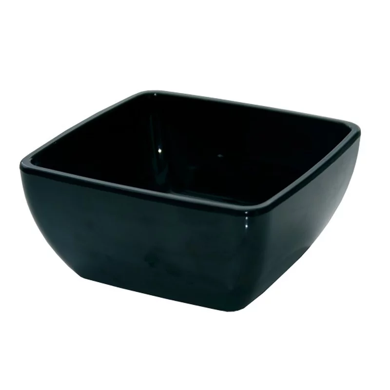 Melamine kommetje zwart L130xB130xH65mm 400ml