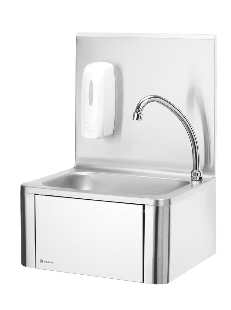Lave-mains sans contact, avec commande genou